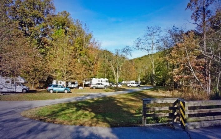 Camping at Stone Mountain State Park NC