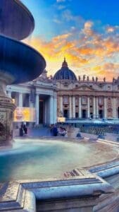 The Eternal City at Dusk - Photograph by Lisa Soots