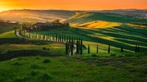 Italy Aesthetic - Countryside Serenity